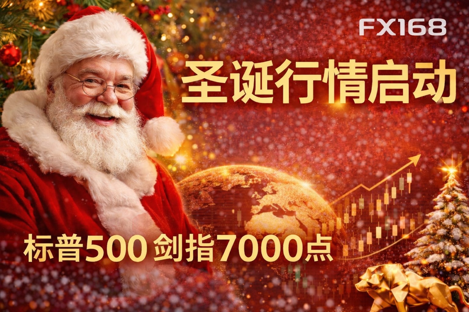 【美股收评】三大股指齐创历史新高！“圣诞行情”正式开启 标普500指数或冲击7000点